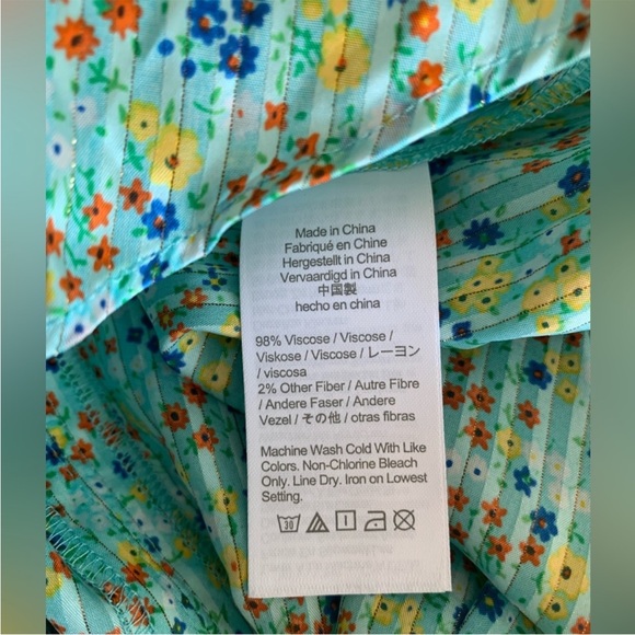 J Crew Field Day Floral Blouse XL - Picture 2 of 8